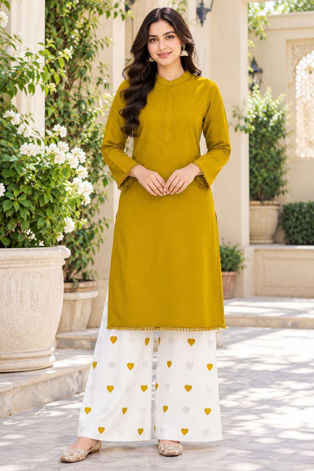 READYMADE & TOP PALAZZO SILK FABRIC TREND OUTFIT INDIA FESTIVAL WHOLESALE